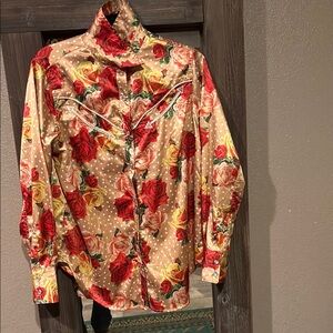 Rodeo Quincy Jenny snap button L NWT